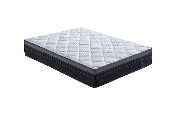 Matelas en latex matelas hybride moyen ferme dans une boîte, bobines de poche matelas à printemps