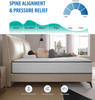 Matelas hybride avec système de bobine de poche matelas de confort moyen dans une boîte 