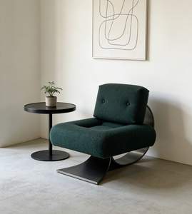 Chaise d'appoint en acier inoxydable 