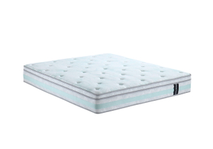  5 zones Matelas de printemps de poche et matelas en mousse à mémoire de poule hybride de luxe