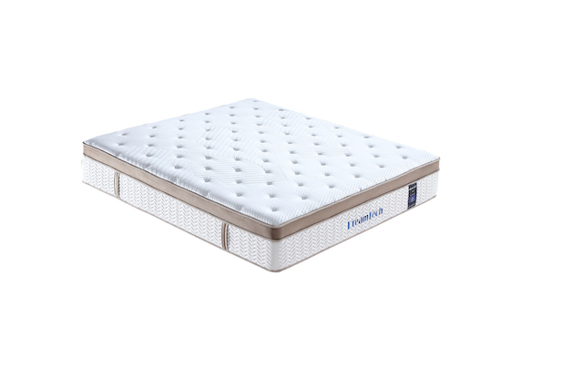 Euro Top Refroiding Gel Memory Foam Pocket Spring Matelas Sleep Solonction Soltion
