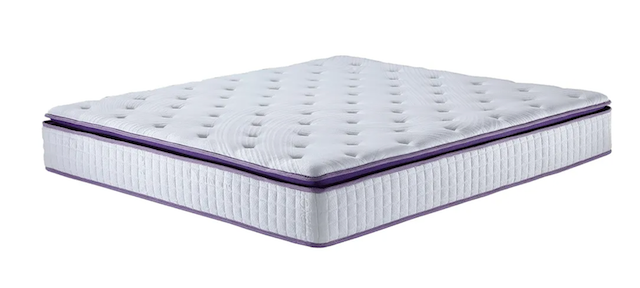 Matelas supérieur d'oreiller hybride à double matelas en double dans un matelas de bobine de poche de boîte