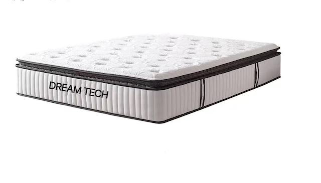 Matelas hôtel oreiller matelas en mousse à mémoire de haut en moyenne firme